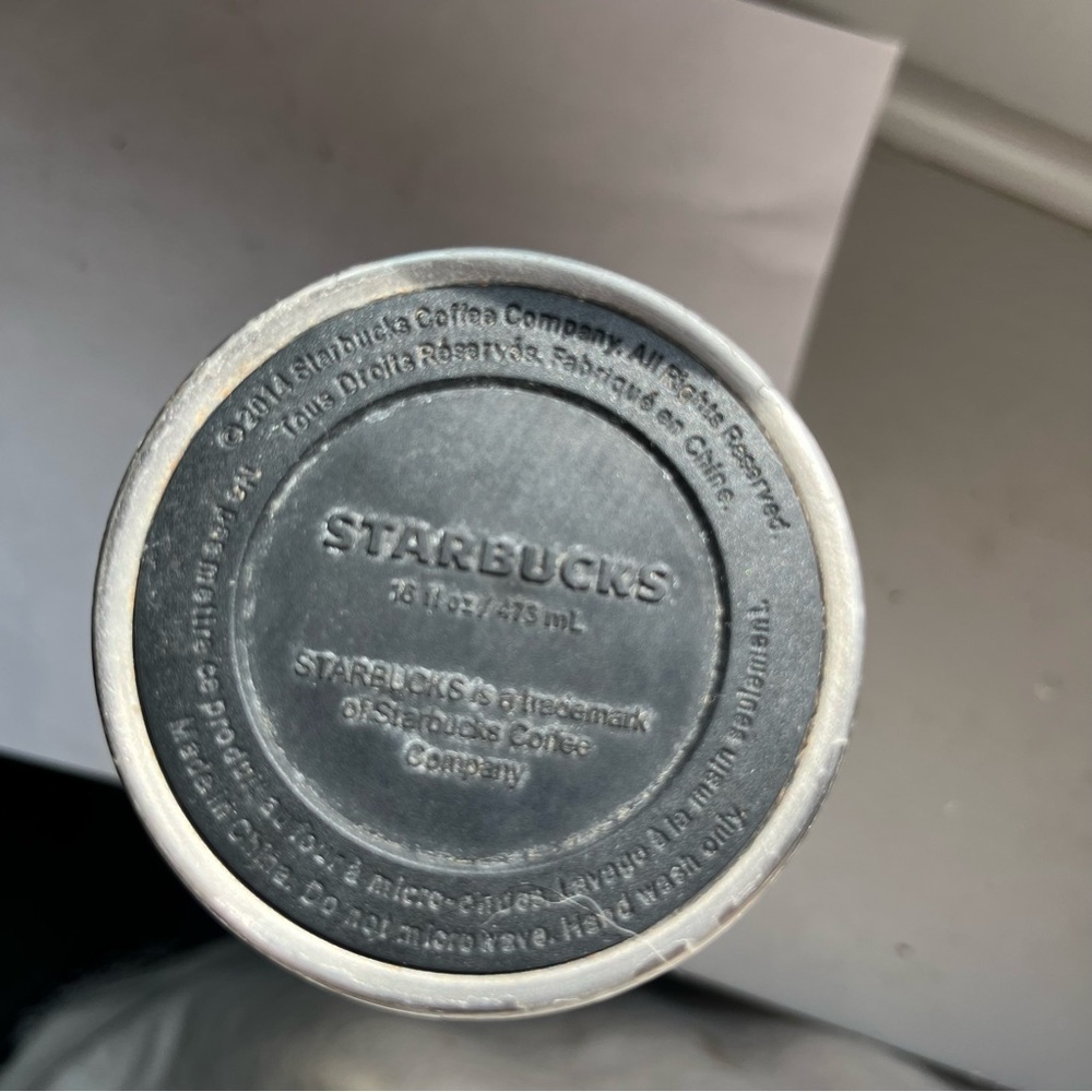 2014 Starbucks ROSE Thermos Tumbler 16oz  - rare and collectible - Picture 7 of 12
